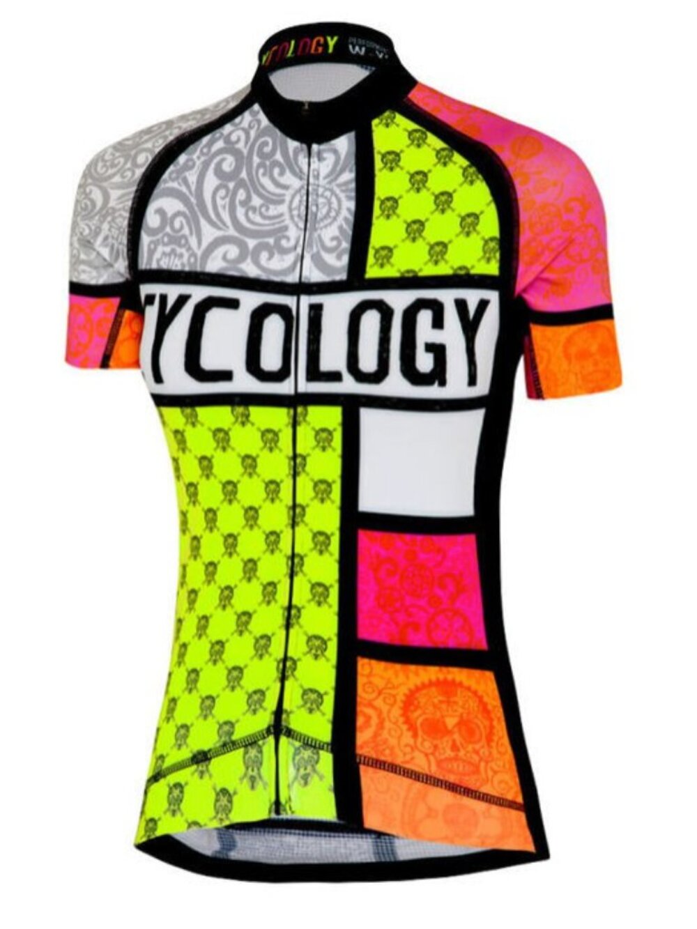 Cycology Women's Cycling Jersey Mondrian Size Medium